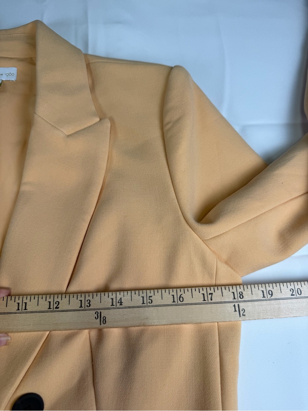 House of Harlow 1960  Double-Breasted Sherbet  Orange Blazer  - Clean and Fresh - Picture 15 of 16